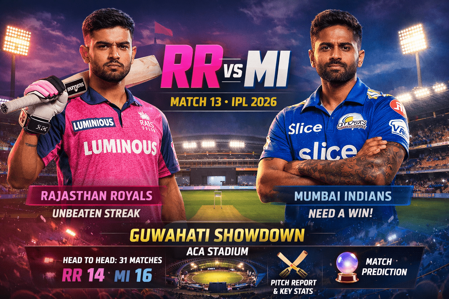 RR vs MI Preview