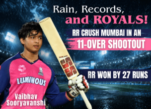 Vaibhav Sooryavanshi | RR Crush Mumbai